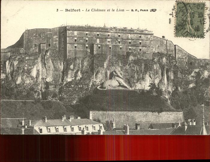 Belfort Alsace Chateau et le Lion