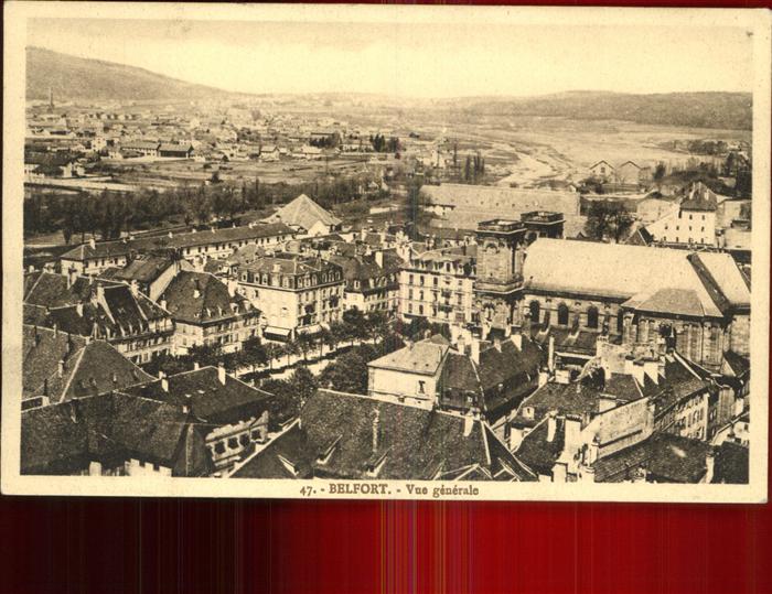 Belfort Alsace Vue generale