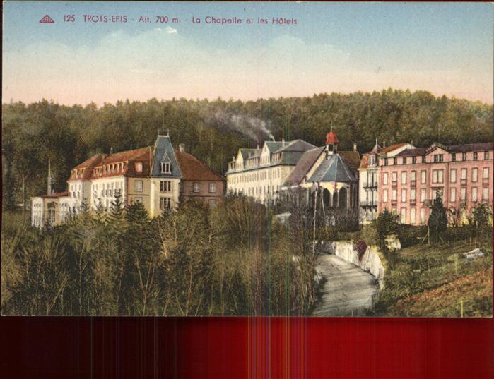 Trois Epis Haut Rhin Elsass Chapelle Hotels