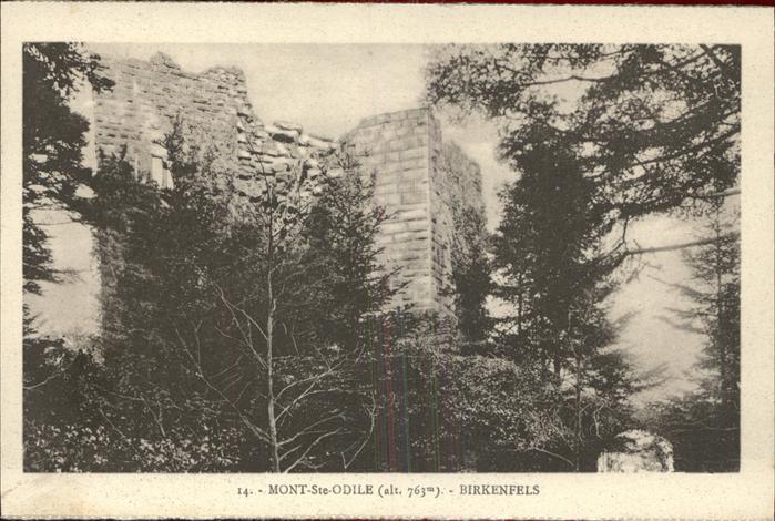 Mont-Sainte-Odile Mont-Ste-Odile Birkenfels