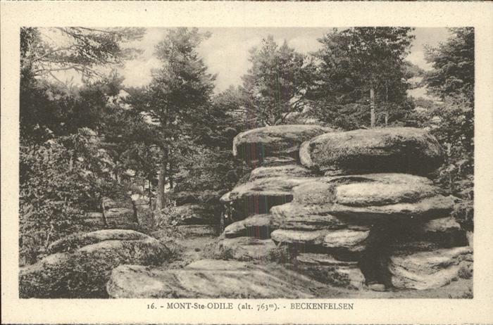 Mont-Sainte-Odile Mont-Ste-Odile Beckenfelsen