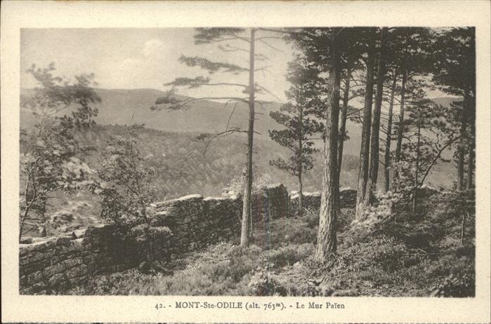 Mont-Sainte-Odile Mont-Ste-Odile Mur Paien