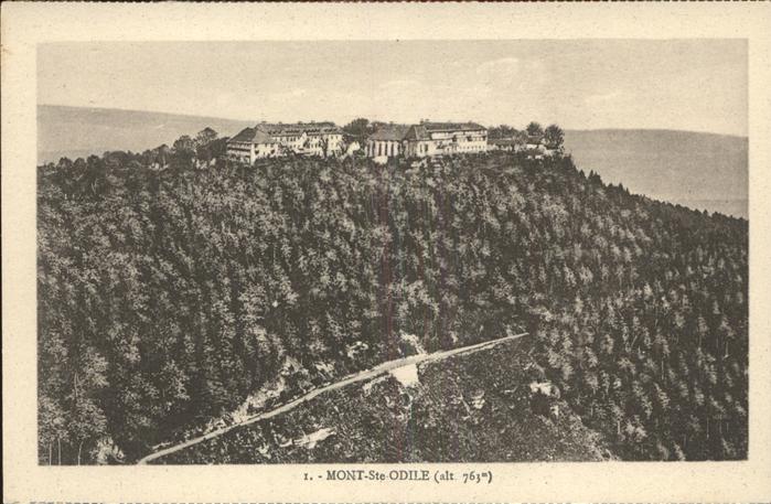 Mont-Ste-Odile Mont-Sainte-Odile Vue generale couvent