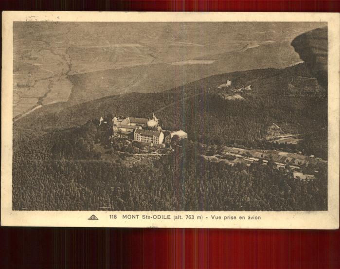 Mont-Ste-Odile Mont-Sainte-Odile Couvent vue aerienne
