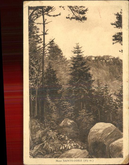 Mont-Sainte-Odile Mont-Ste-Odile Couvent vue generale