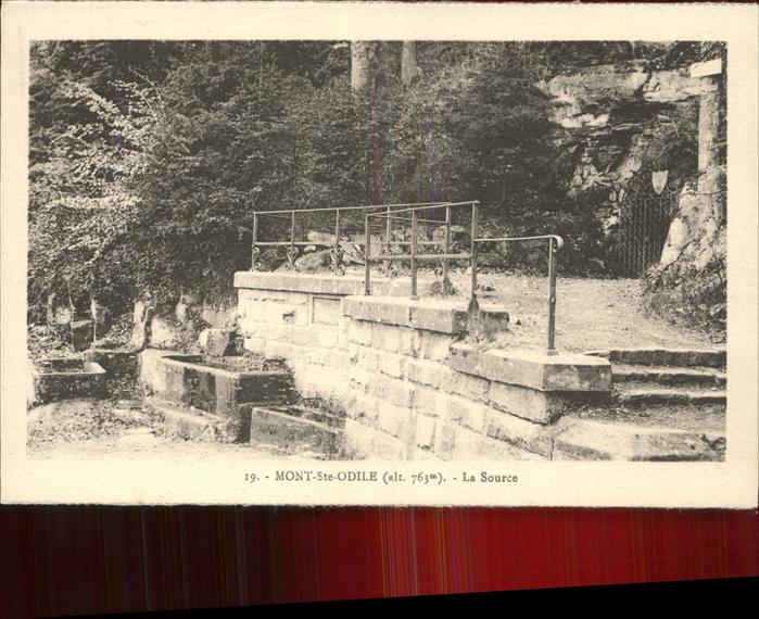 Mont-Ste-Odile Mont-Sainte-Odile La source