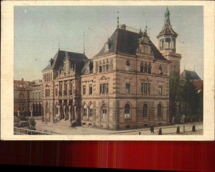 Muelhausen Elsass Postgebäude