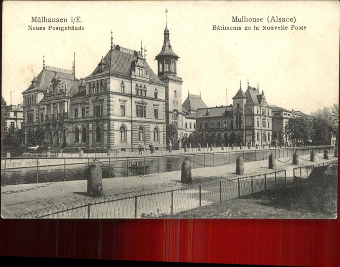 Mulhouse Muehlhausen Batiments de la Nouvelle Poste
