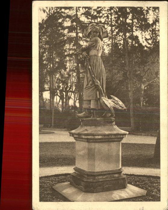 Strassburg Elsass Orangerie Gänseliesl