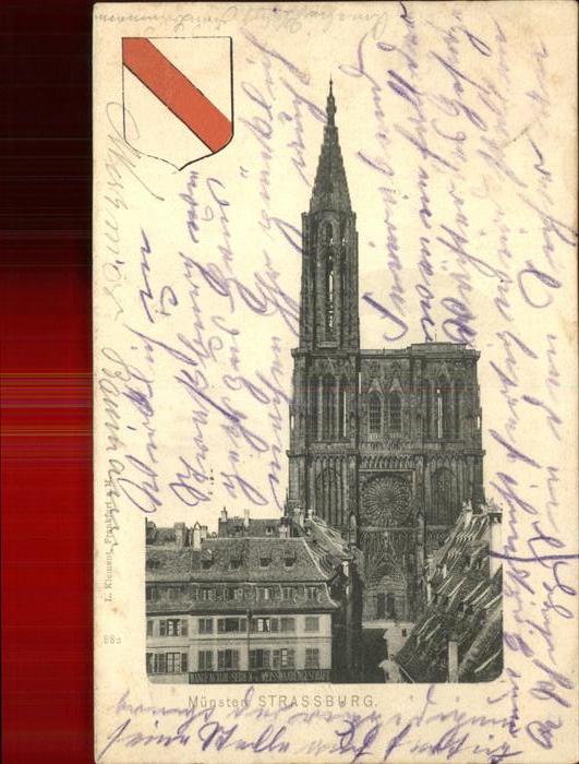 Strassburg Elsass Münster Wappen