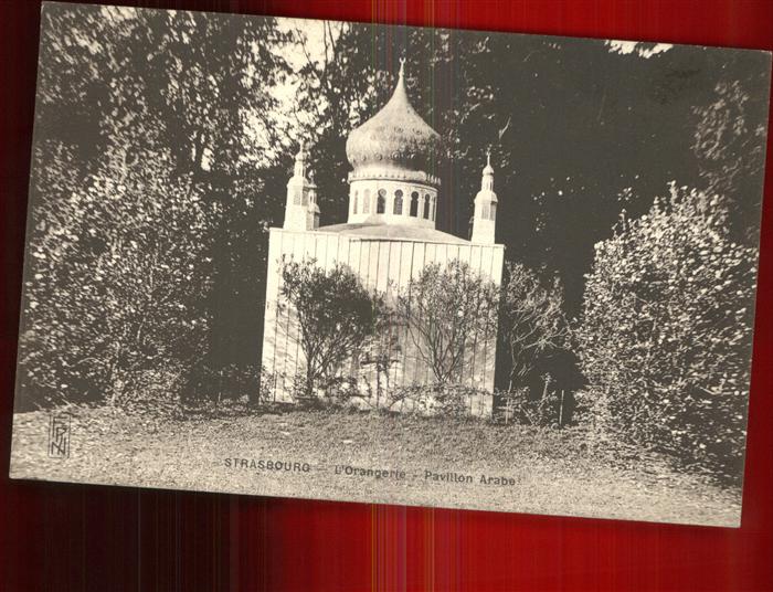 Strasbourg Alsace Orangerie Pavillon arabe