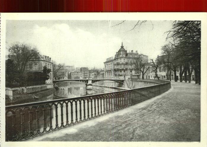 Verdun Meuse Promenade de la Digue pont
