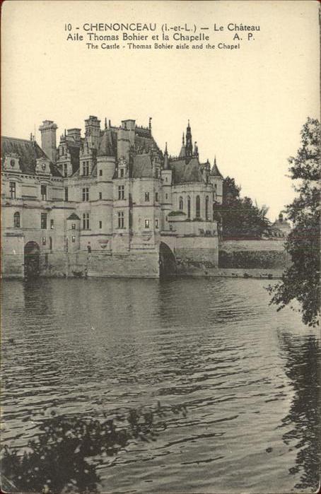 Chenonceaux Indre et Loire Chateau Aile Thomas Bohier Chapelle