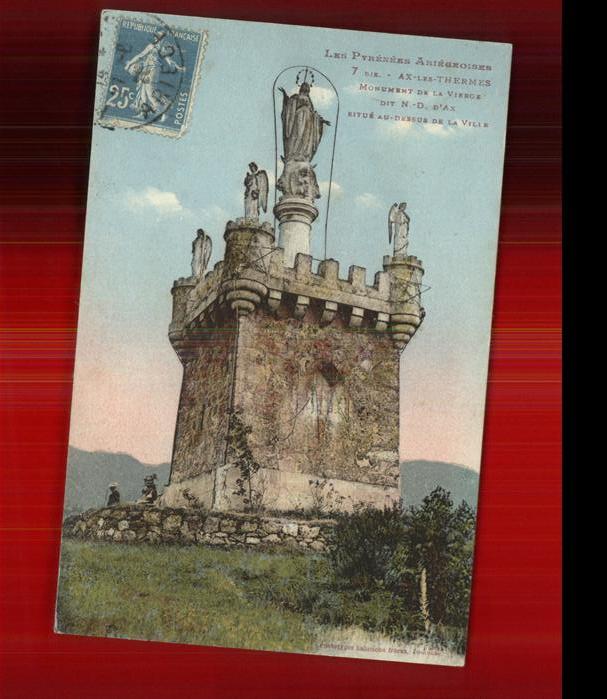 Ax-les-Thermes Monument de la Vierge Notre Dame