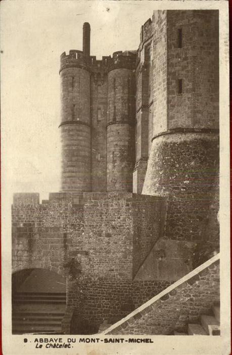 Mont-Saint-Michel Abbaye Chatelet