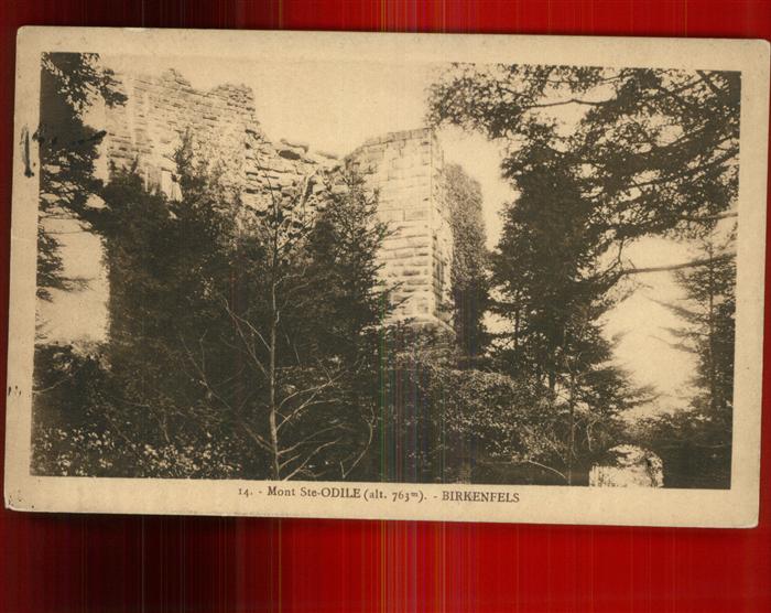 Mont-Ste-Odile Mont-Sainte-Odile Birkenfels Burgruine