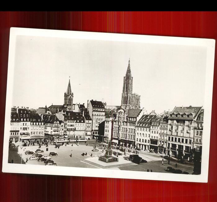 Strasbourg Alsace Place Kleber Cathedrale Monument