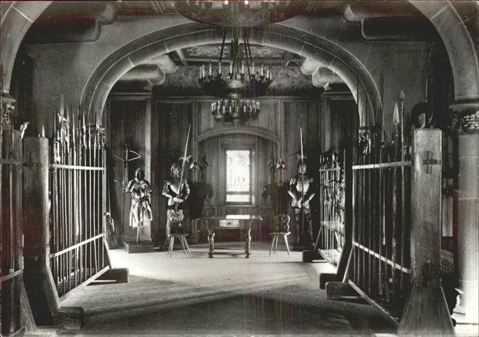 Haut-Koenigsbourg Hohkoenigsburg Chateau Salle d_Armes Rüstung