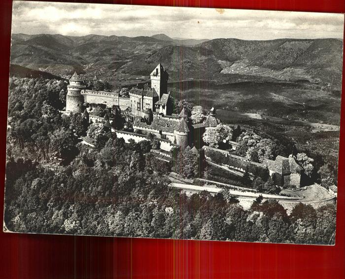 Haut-Koenigsbourg Hohkoenigsburg Chateau vue aerienne