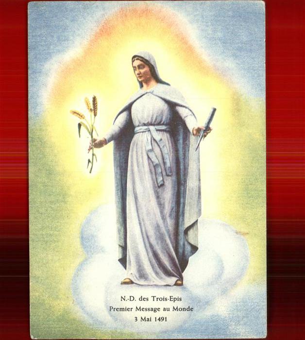 Trois Epis Haut Rhin Elsass Notre Dame Premier Message au Monde