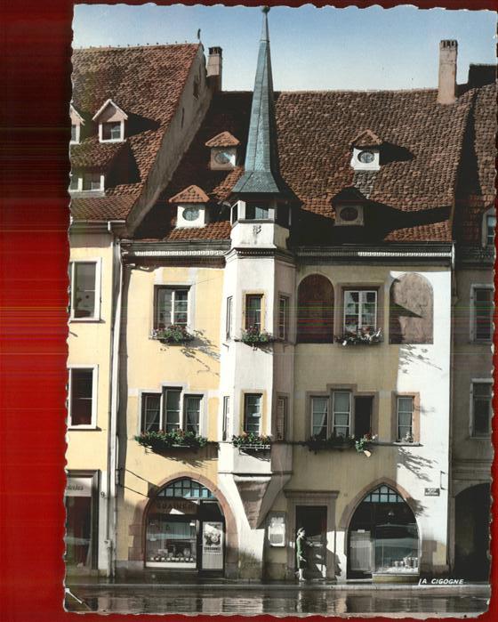 Mulhouse Muehlhausen Vieille maison Place de la Reunion