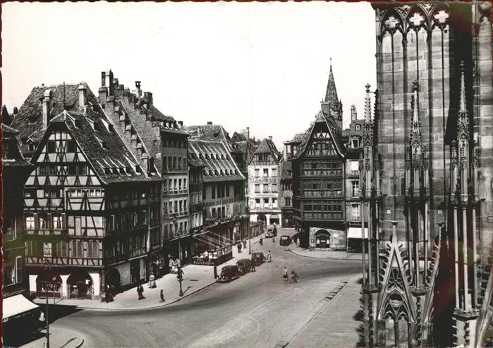 Strasbourg Alsace Place de la Cathedrale Maison Restauran