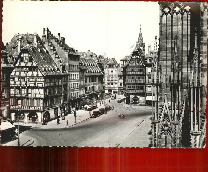 Strasbourg Alsace Place de la Cathedrale Maison Restauran