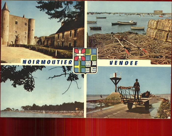 Noirmoutier-en-l Ile Chateau Port de l_Herbaudiere Plage des