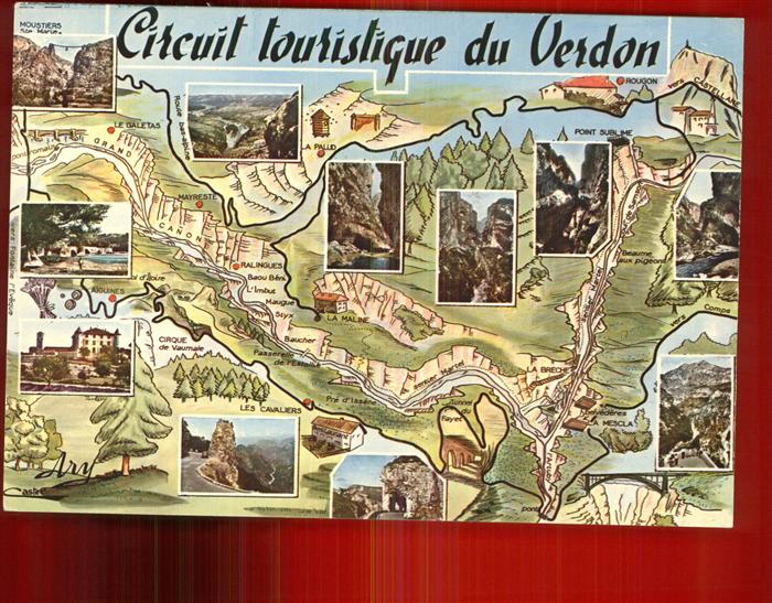 Castellane Circuit touristique des Gorges du Verdo