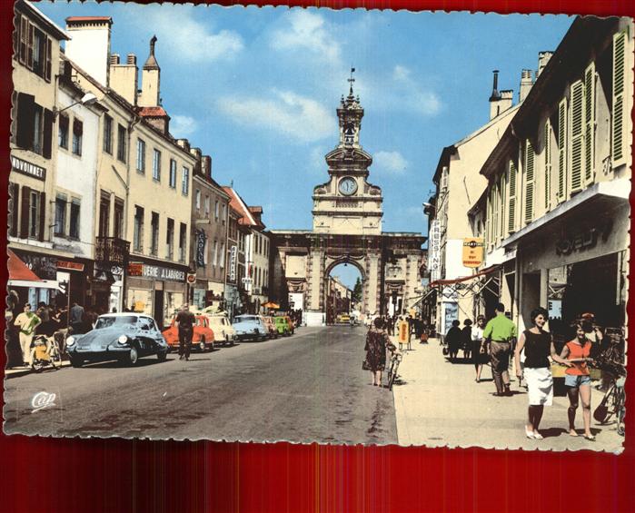 Pontarlier Doubs Rue de la Republique Porte Saint Pierre