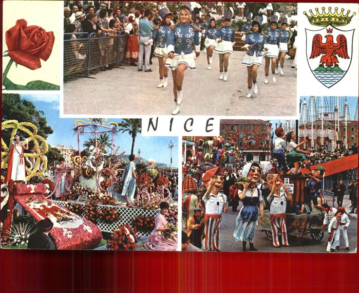Nice Alpes Maritimes en Fete Wappen Krone