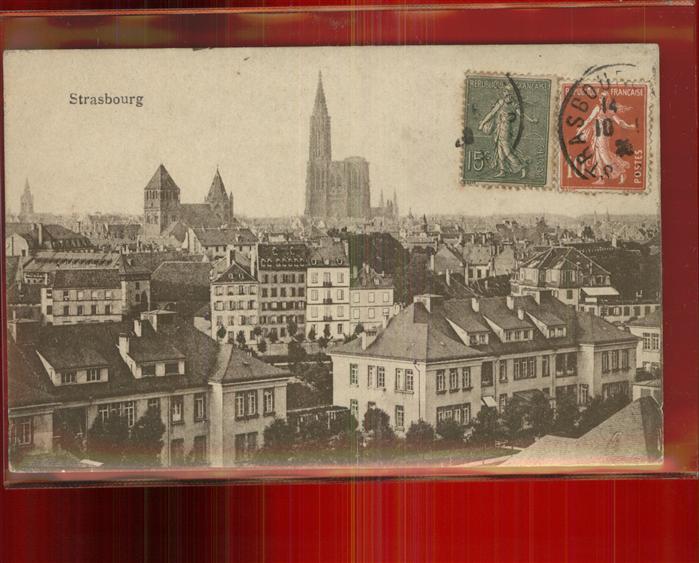 Strasbourg Alsace Vue d_ensemble Cathedrale