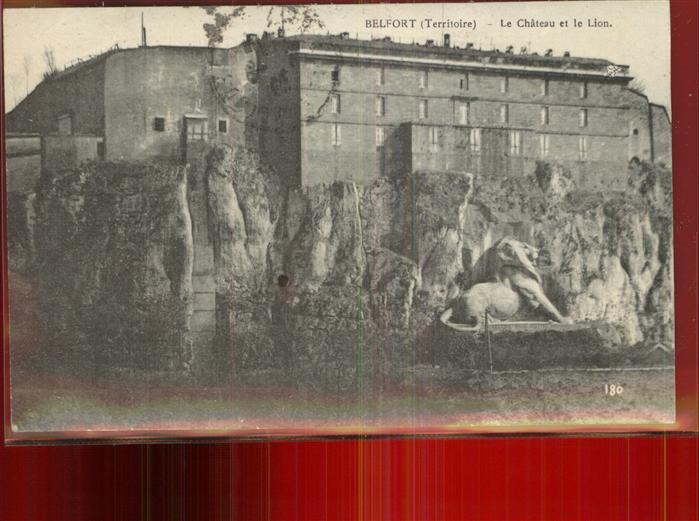 Belfort Alsace Chateau et Lion