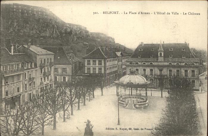 Belfort Alsace Place d_Armes Pavillon Hotel de Ville C