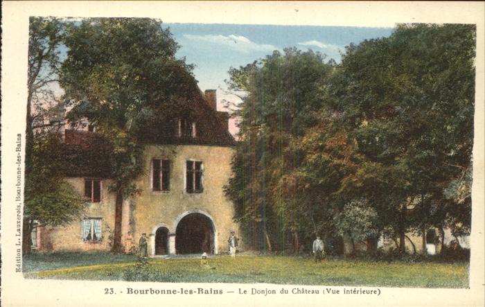 Bourbonne-les-Bains Donjon du Chateau vue interieure