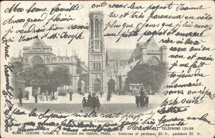 Paris Eglise Saint Germain l'Auxerrois