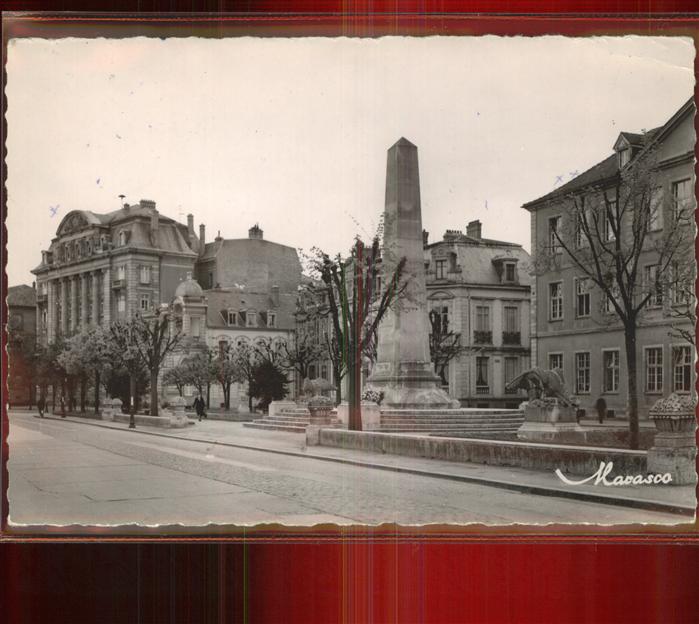 Mulhouse Muehlhausen Mulhouse Boulevard Roosevelt Monument a