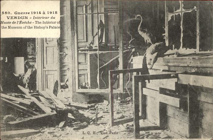 Verdun Meuse Guerre 1914 - 1918 Ruines Interieur du