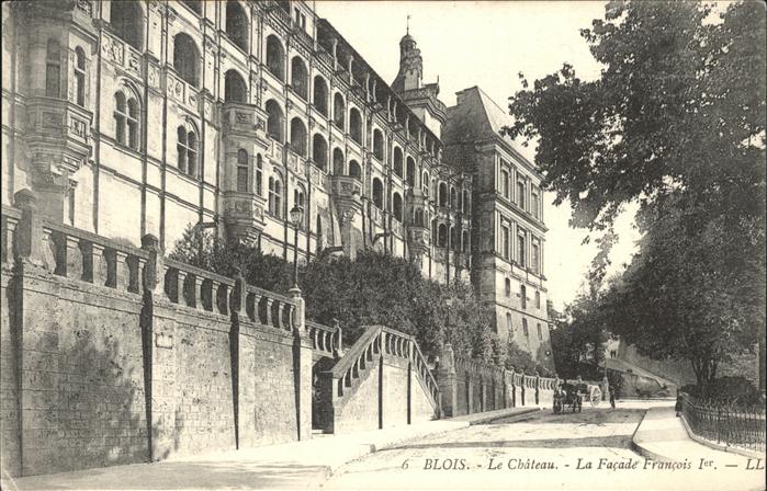 Blois 41 Chateau Facade Francois Ier