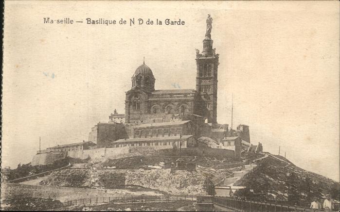 Marseille Bouches-du-Rhone Basilique de Notre Dame de la Garde