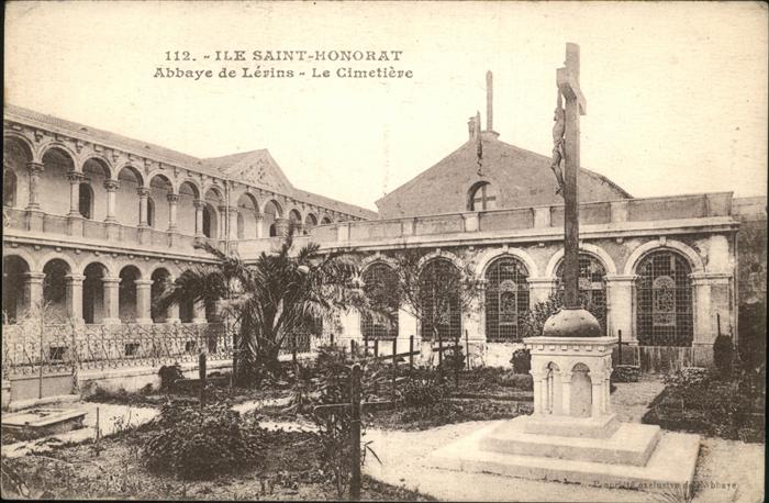 Ile Saint-Honorat Alpes Maritimes Abbaye de Lerins Cimetiere