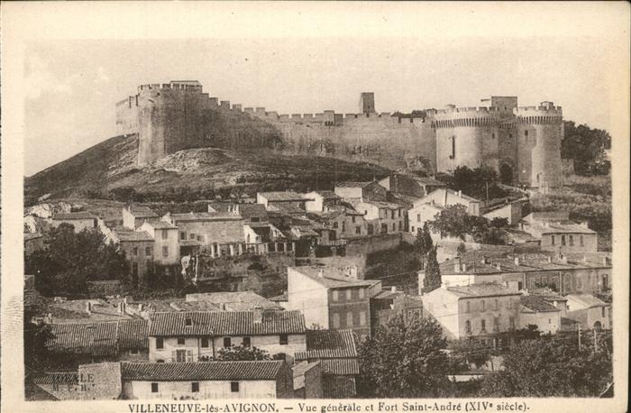 Villeneuve-les-Avignon Vue generale et Fort Saint Andre XIV si