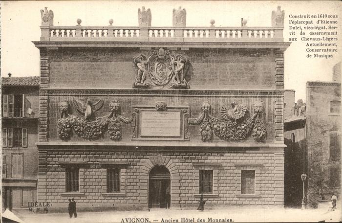 Avignon Vaucluse Ancien Hotel des Monnaies Relief