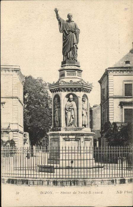 Dijon 21 Statue de Saint Bernard Monument