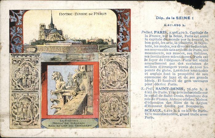 Paris Cathedrale Notre Dame Relief