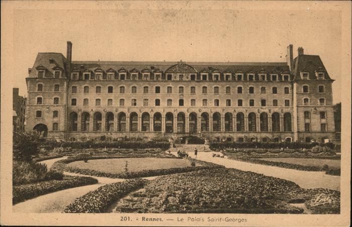 Rennes Ille-et-Vilaine Palais Saint Georges