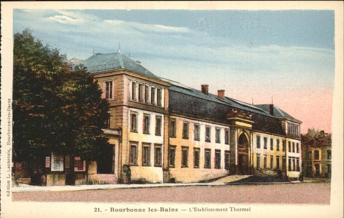 Bourbonne-les-Bains Etablissement Thermal