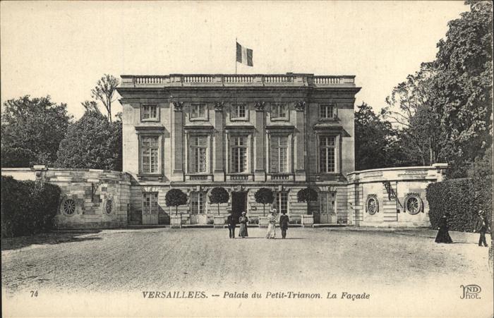Versailles Yvelines Palais du Petit Trianon Facade