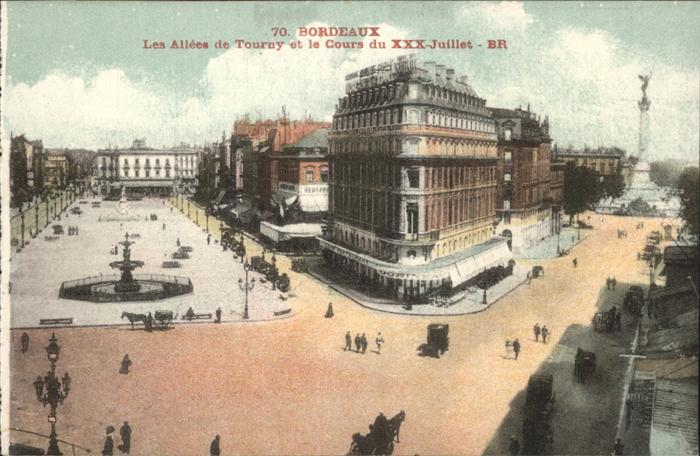 Bordeaux Les Allees de Tourny et Cours du XXX Ju