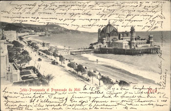 Nice Alpes Maritimes Jetee Promenade et Promenade du Midi